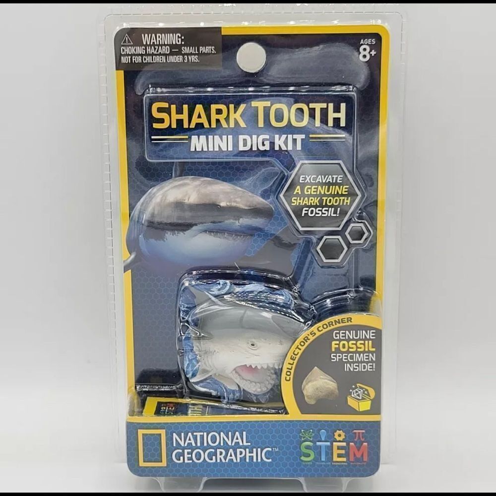 National Geographic 🦈Shark Tooth 🦷 Mini Dig Kit - Picture 6 of 6